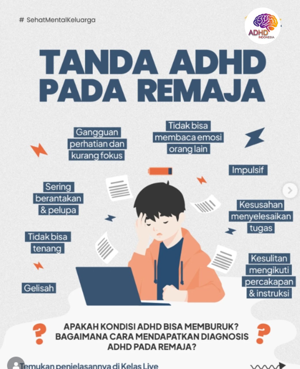 Screening ADHD Non-Diagnostik: Edukasi Awal bagi Orang Tua di Kabupaten Pringsewu