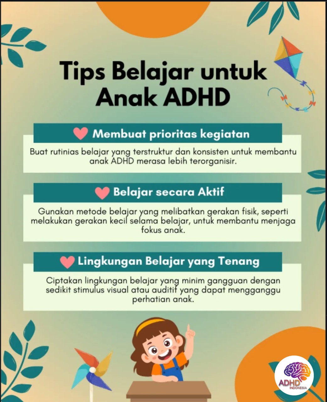 Strategi Belajar yang Cocok untuk Anak ADHD di Kabupaten Pringsewu